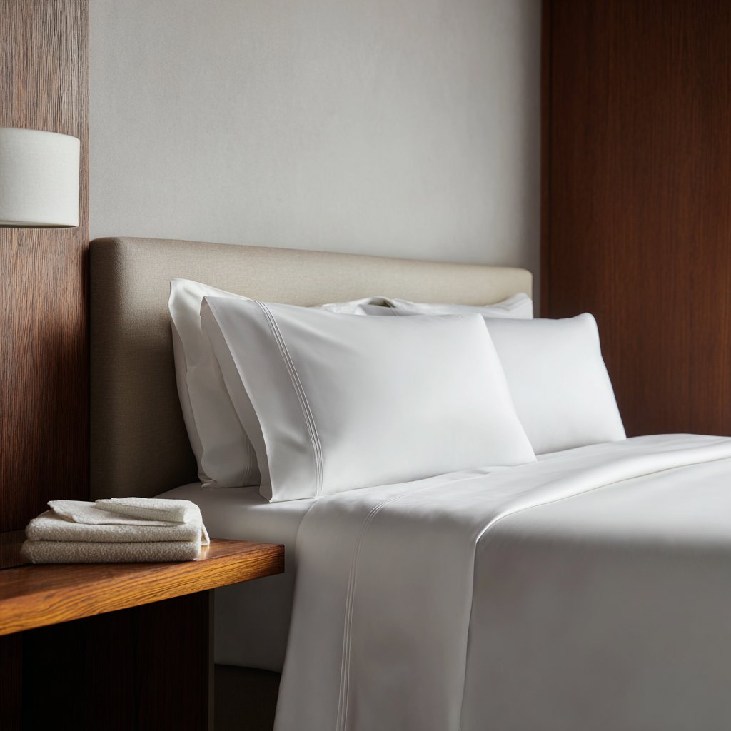 Haven Plain Satin Flat Sheet King