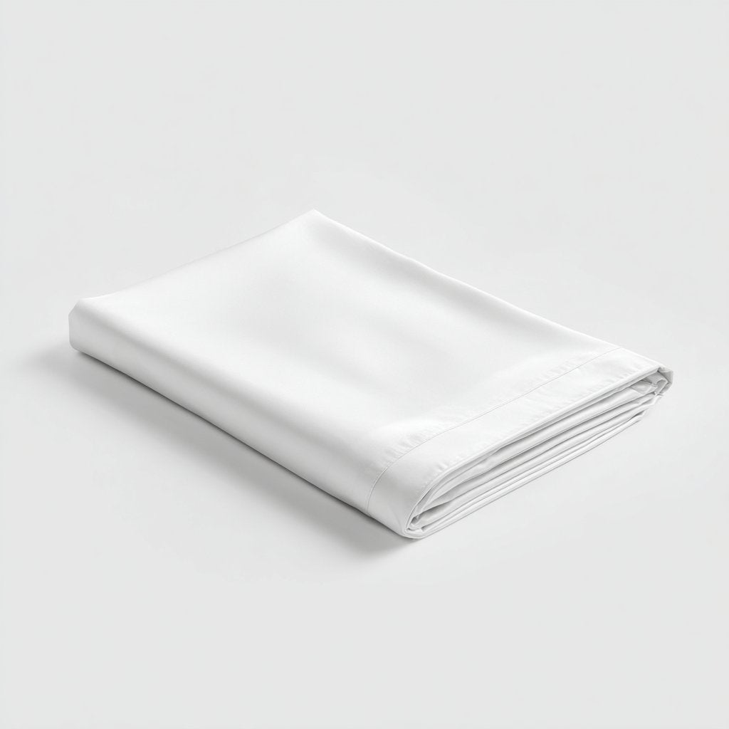 Haven Plain Satin Flat Sheet King