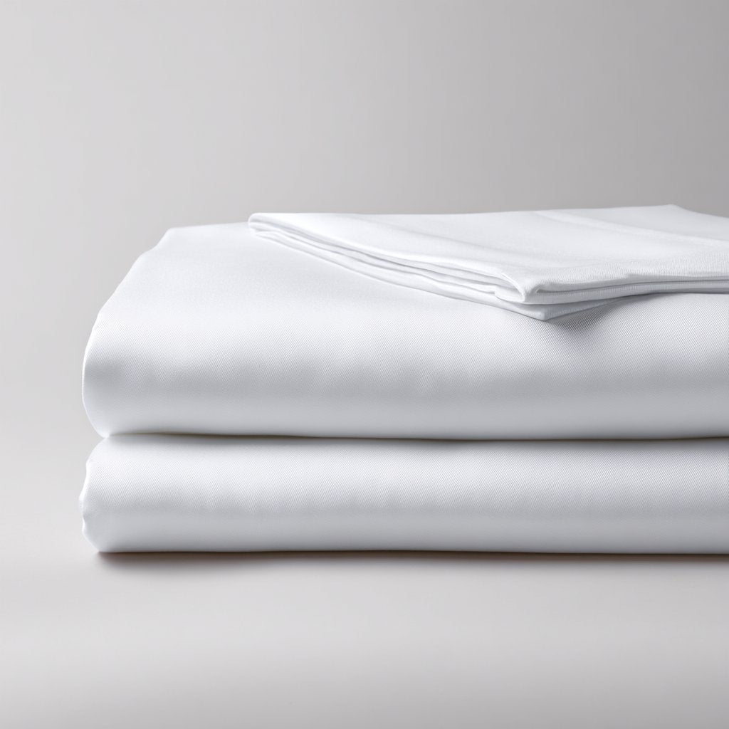 Haven Plain Satin Flat Sheet Queen