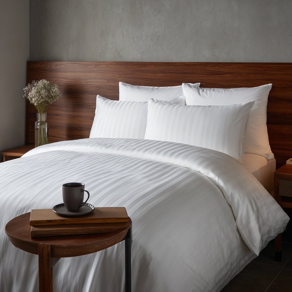 Haven Satin Stripe Pillowcase King